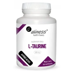 L‑Taurine 800 mg 100 kapsułek Aliness – L‑tauryna, kwas 2‑aminoetylosulfonowy