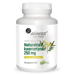 Kwercetyna naturalna 250 mg 100 kapsułek Aliness – Sophora japonica