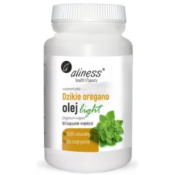 Dzikie oregano olej LIGHT 90 kapsułek do rozgryzania Aliness – karwakrol, Origanum vulgare